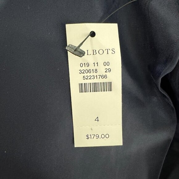 Talbots Tweed Blazer Jacket Womens Size 4 Wool Blend Career Office NWT CJ-1833 - Picture 7 of 8